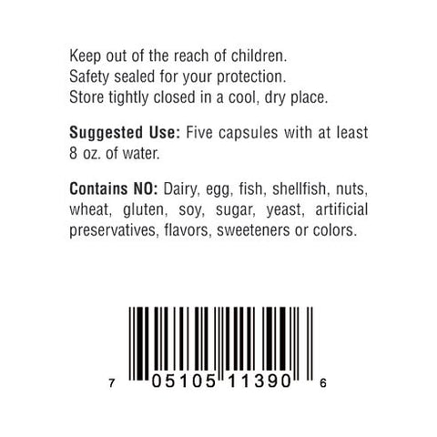 Evac (Pysllium Fiber) Capsules